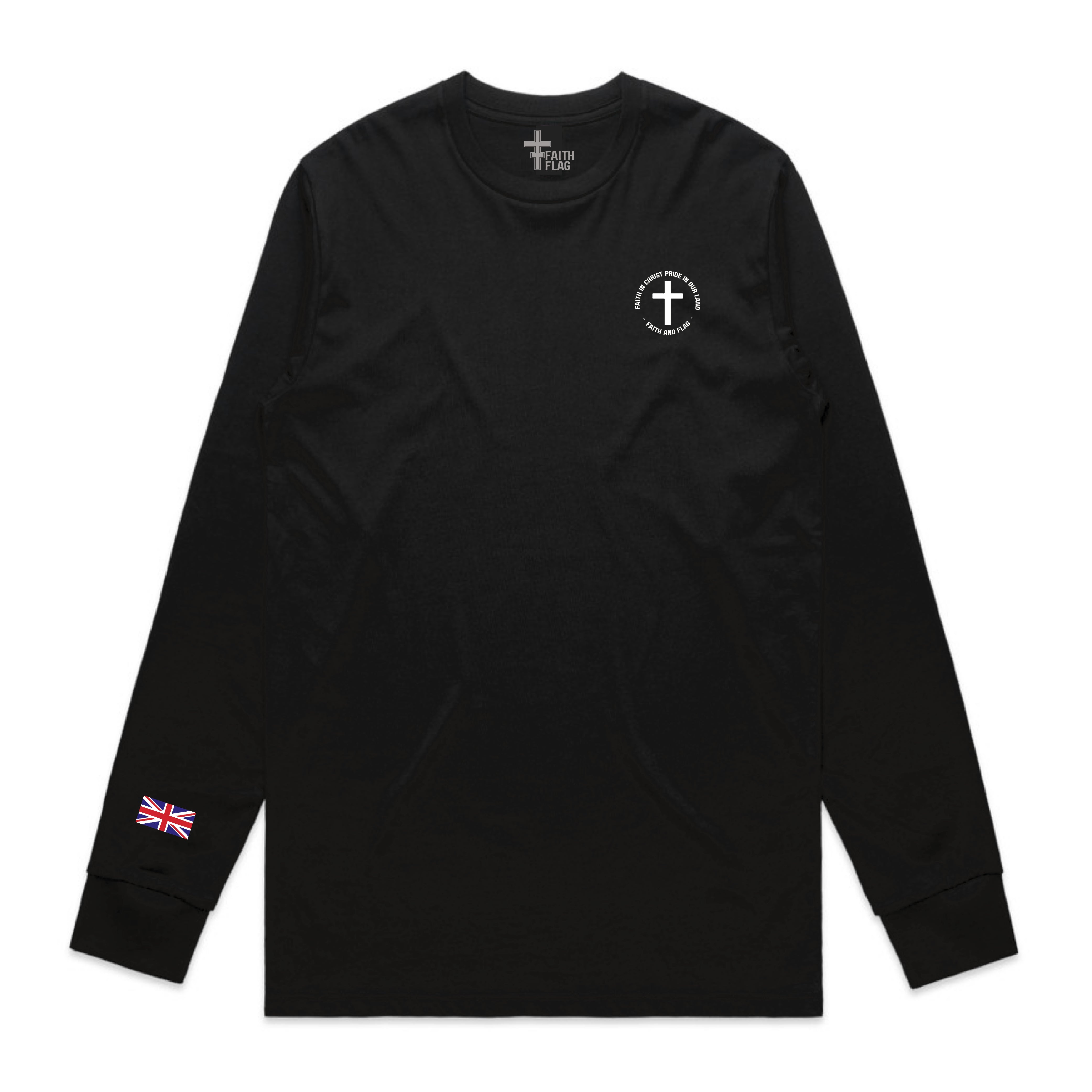 Cross Long sleeve – Faith & Flag
